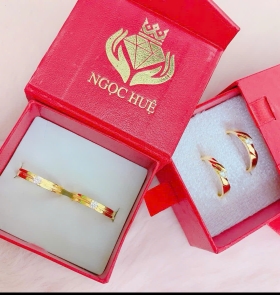NHẪN CƯỚI VÀNG 24K